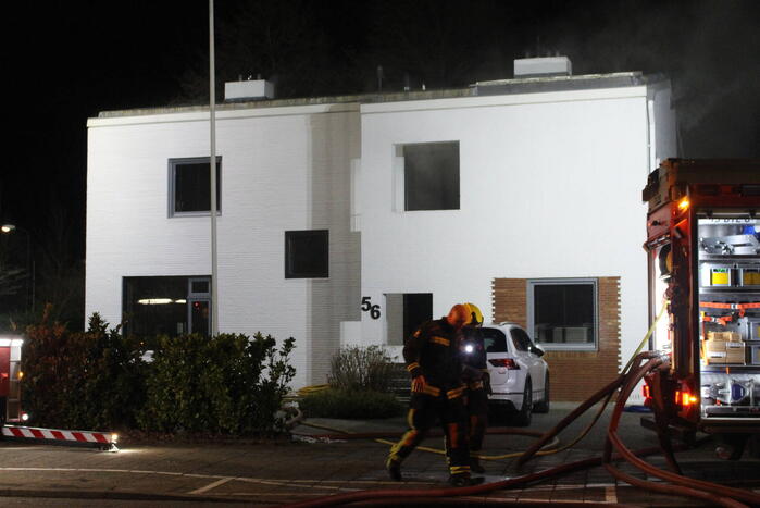 Schoorsteenbrand tijdig geblust