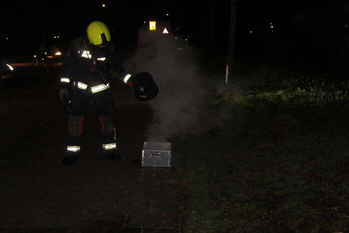 Schoorsteenbrand tijdig geblust