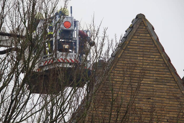 Schoorsteenbrand snel onder controle