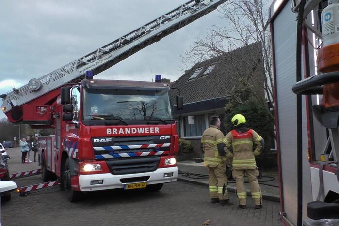 Brandweer ingezet bij brand in schoorsteen