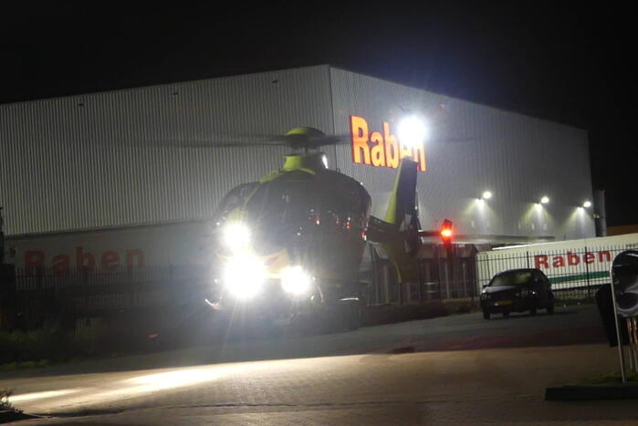 Medewerker gewond na bedrijfsongeval