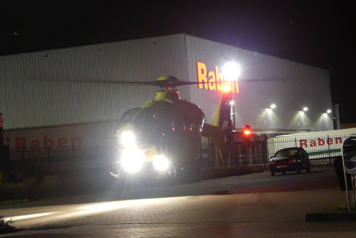 Medewerker gewond na bedrijfsongeval