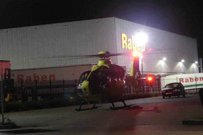 Medewerker gewond na bedrijfsongeval