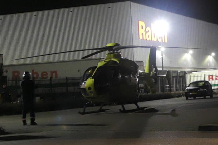 Medewerker gewond na bedrijfsongeval