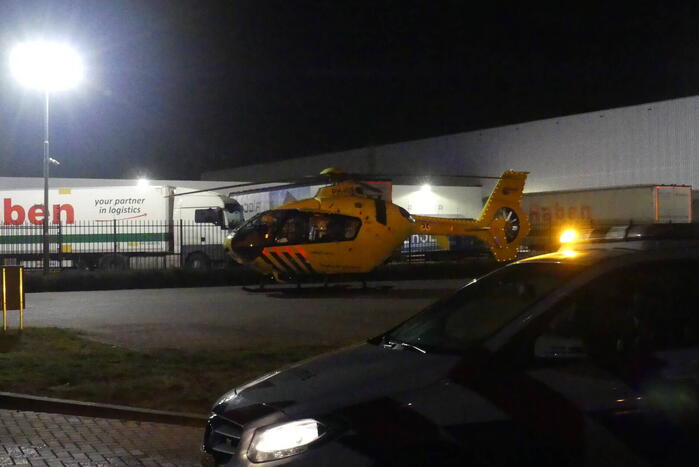 Medewerker gewond na bedrijfsongeval