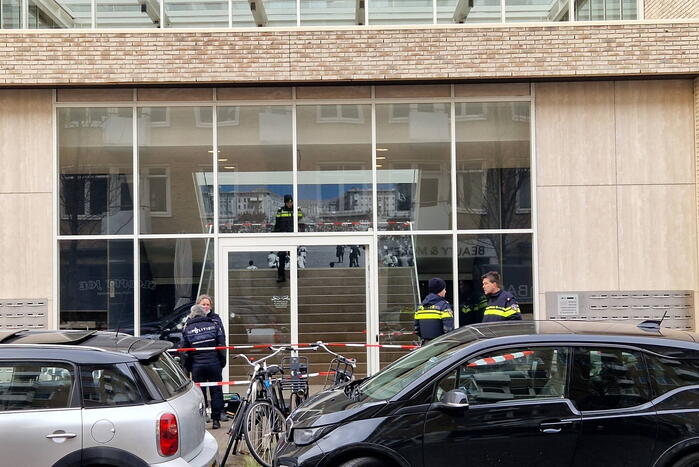 Appartementencomplex beschoten