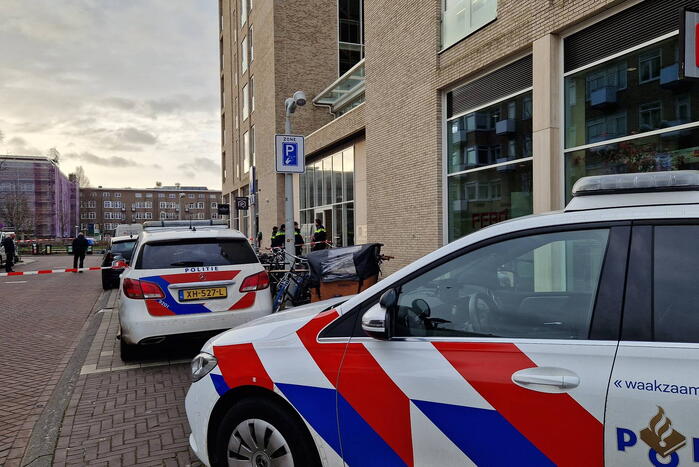 Appartementencomplex beschoten