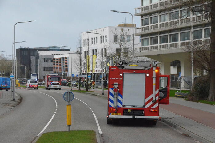 Bedrijfspanden ontruimd vanwege gaslekkage