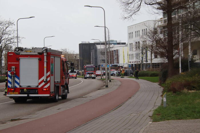 Bedrijfspanden ontruimd vanwege gaslekkage