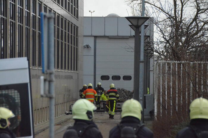 Bedrijfspanden ontruimd vanwege gaslekkage