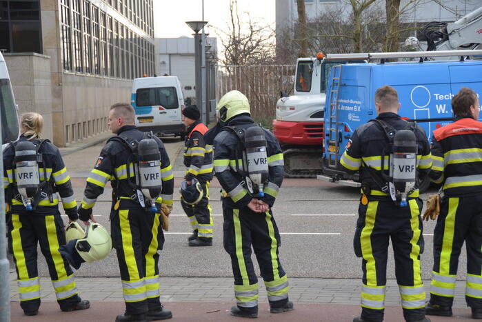 Bedrijfspanden ontruimd vanwege gaslekkage
