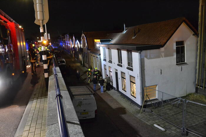 Schoorsteenbrand bleek mee te vallen