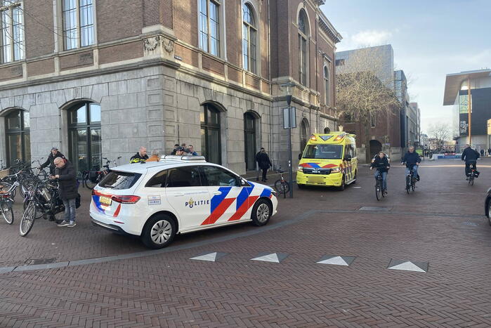 Fietser aangereden door auto