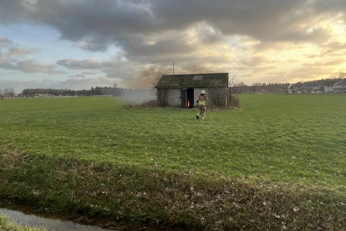 Wederom brand in oude schuur