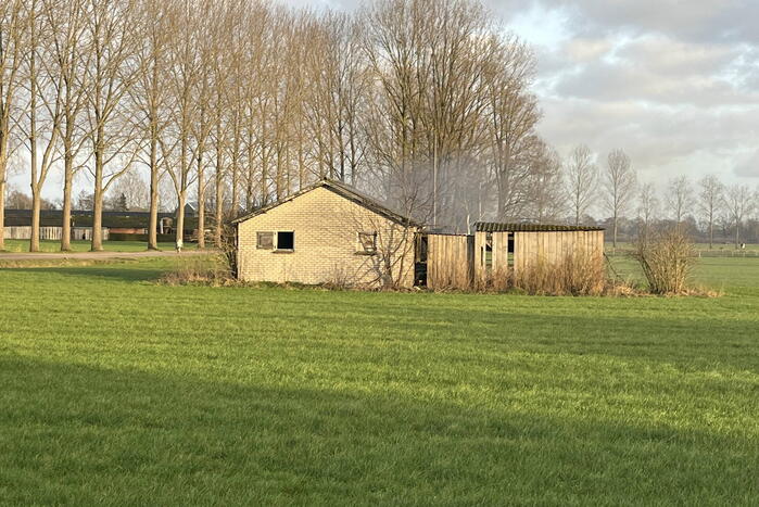 Wederom brand in oude schuur