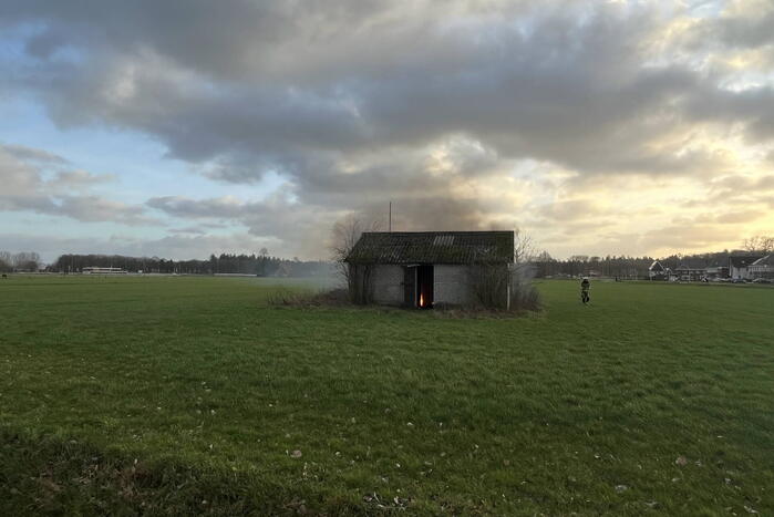 Wederom brand in oude schuur