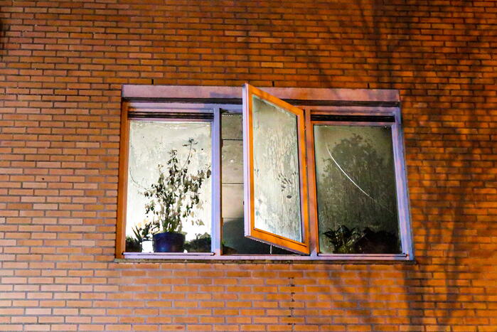 Brand in drielaags appartementencomplex