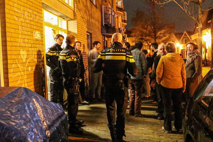 Brand in drielaags appartementencomplex