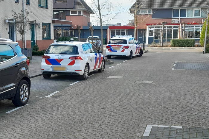 Traumahelikopter landt in park