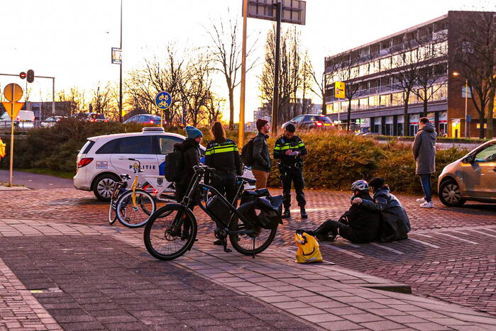 Ongeval tussen twee fietsers