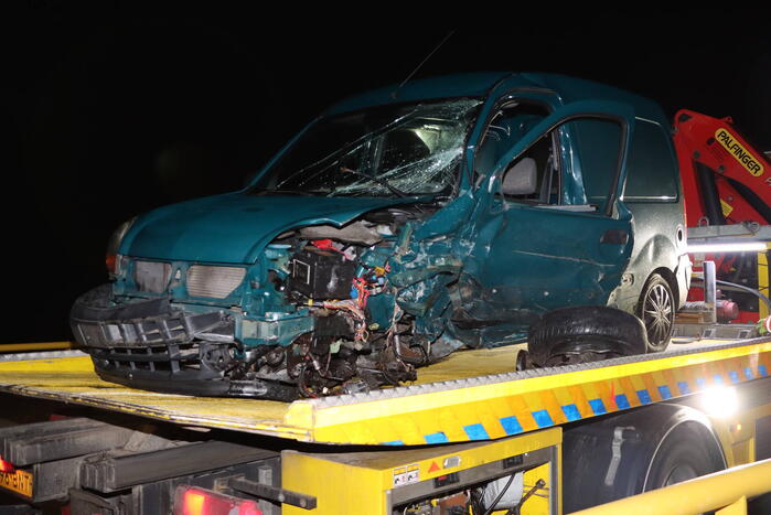 Twee voertuigen botsen op elkaar- Zeelandbrug dicht