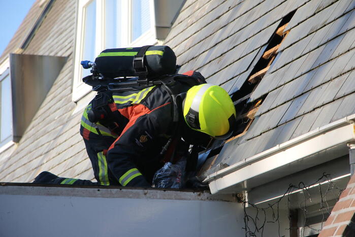 Dakbrand in de kiem gesmoord