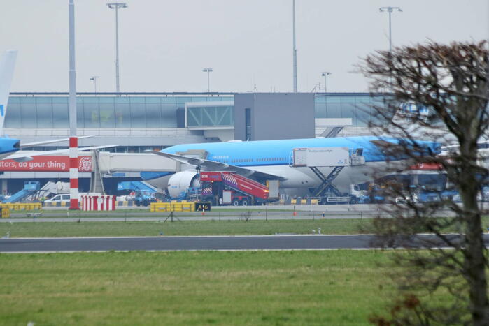 Brand aan boord van KLM-vliegtuig