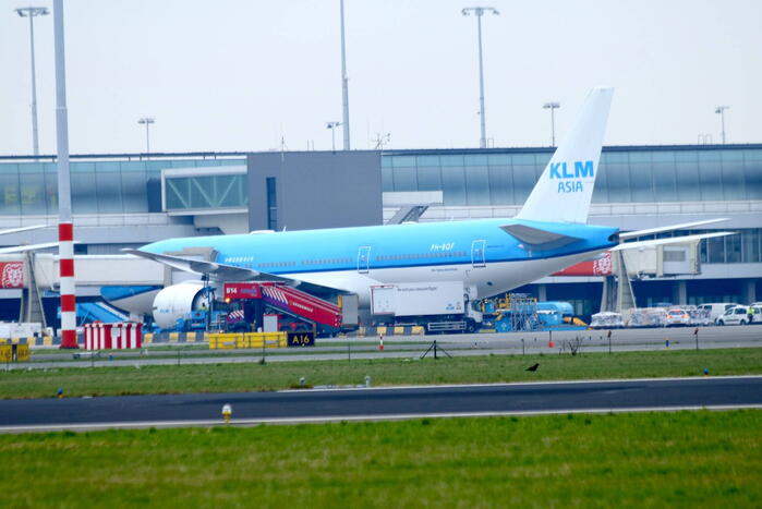 Brand aan boord van KLM-vliegtuig