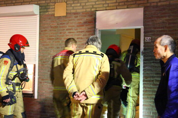 Brandweer onderzoekt gaslucht in woning