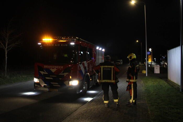 Brandweer groots ingezet voor mogelijke winkelbrand