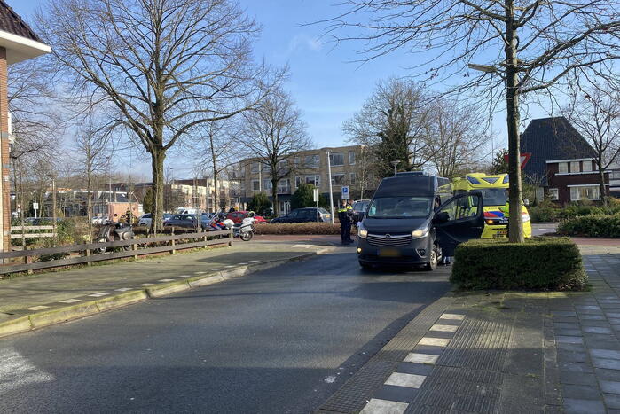 Scooterrijder gewond bij aanrijding