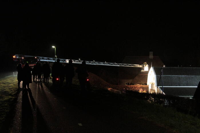 Brandweer ingezet voor schoorsteenbrand