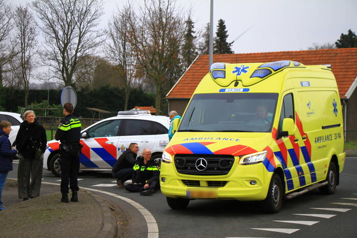 Fietser aangereden tijdens oversteken