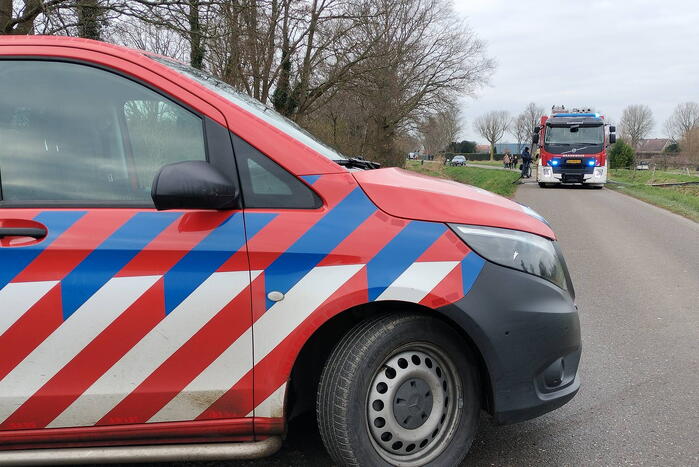 Schuur in volkstuin uitgebrand