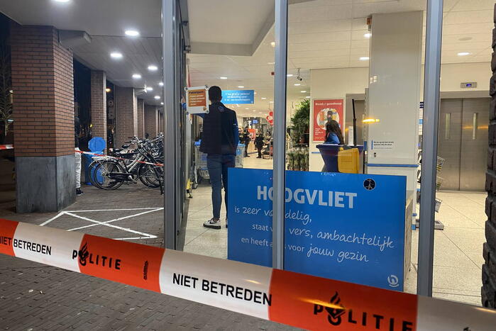 Overval op supermarkt Hoogvliet