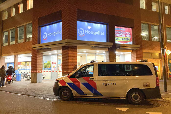 Overval op supermarkt Hoogvliet