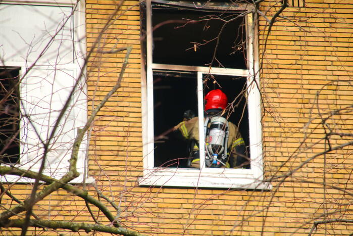Veel schade bij brand in woning