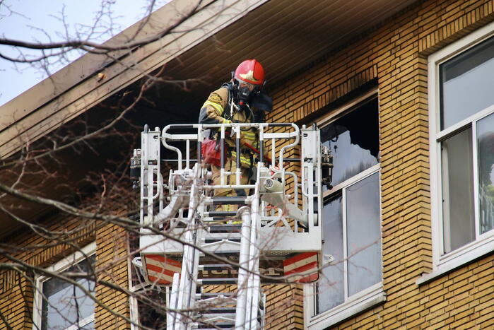 Veel schade bij brand in woning