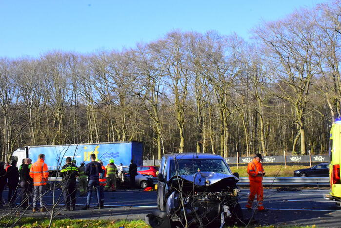 Zeer ernstig ongeval op snelweg
