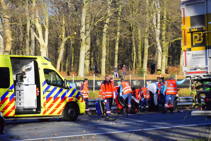 Zeer ernstig ongeval op snelweg