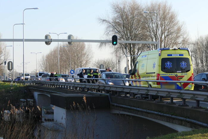 Een gewonde bij verkeersongeval