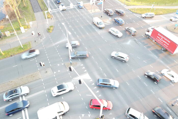 Enorme verkeerschaos vanwege ongeval