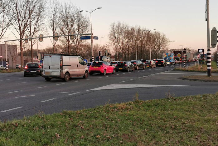 Enorme verkeerschaos vanwege ongeval