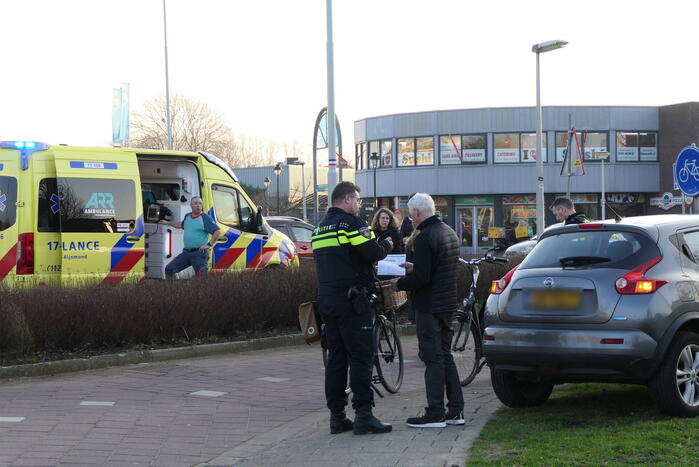 Fietsster raakt gewond bij aanrijding