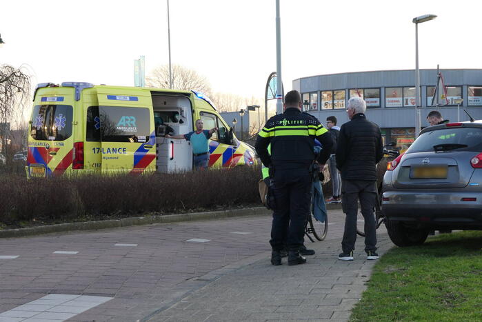 Fietsster raakt gewond bij aanrijding