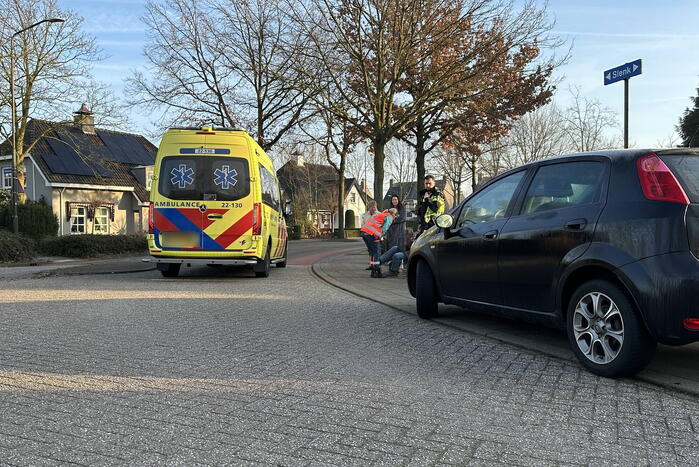 Voorwiel fiets gebroken bij botsing