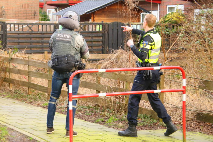 Buurt afgezet vanwege inzet arrestatieteam