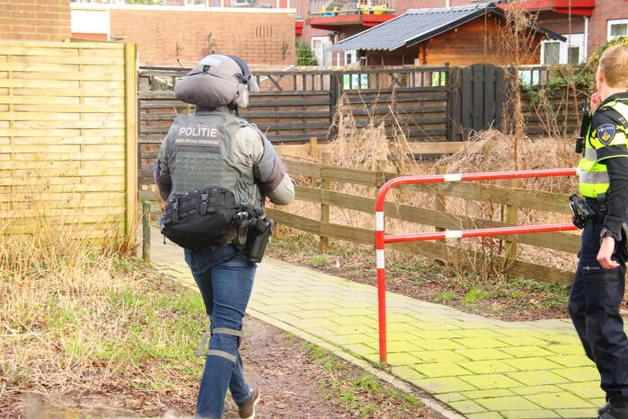 Buurt afgezet vanwege inzet arrestatieteam