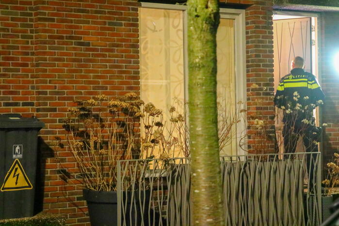 Veel politie na overval op woning
