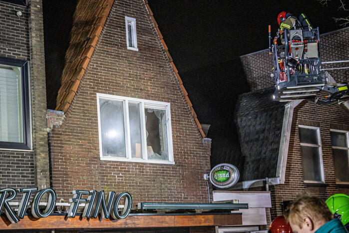 Grote brand bij pizzeria Porto Fino